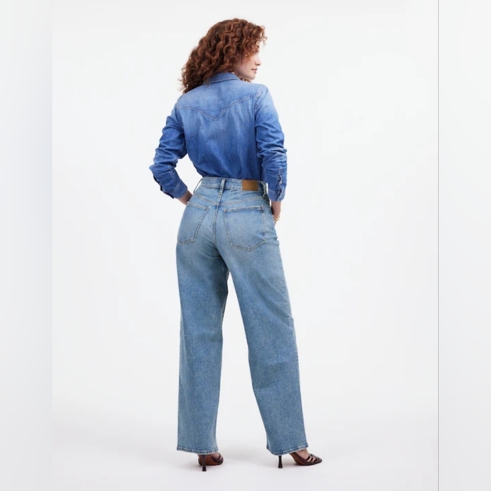 Madewell The Curvy Perfect Vintage Wide-Leg Jean Size 31 - Picture 9 of 9